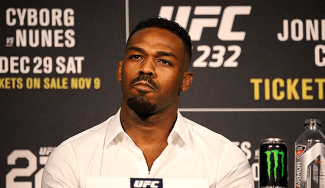 UFC 232: Jon Jones se disculpó con los fans por el cambio de sede para el evento