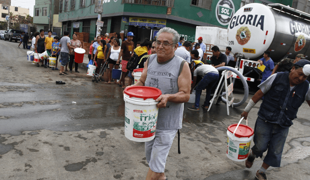 Sedapal no cobraría el servicio de agua del mes de enero en San Juan de Lurigancho