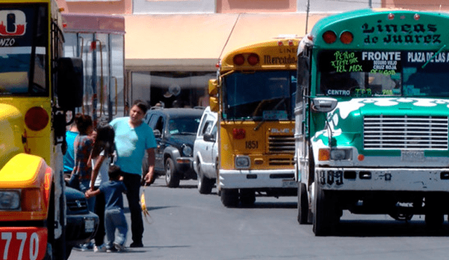 Desde los años 80, la ley del transporte público no se modifica en Ciudad Juárez. (Foto: Internet)