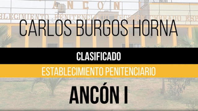 Exalcalde de San Juan de Lurigancho Carlos Burgos será encarcelado en penal Ancón I. Créditos: Twitter.