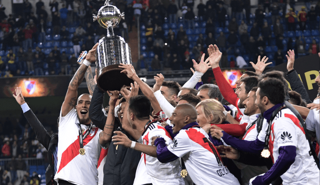 River Plate cumple 119 años de fundación. Recordemos la vez que campeonó en la Libertadores 2018. Foto: AFP