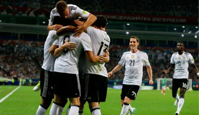 Alemania goleó a México y clasificó a la final de la Copa Confederaciones 2017 [Goles y resumen]