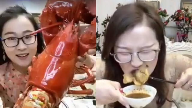 Facebook viral: asiática causa controversia tras comer todo tipo de animales marinos