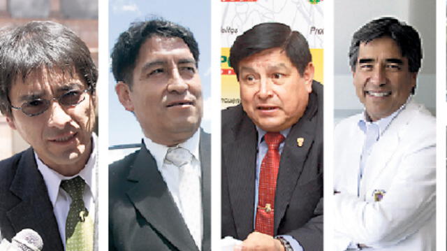 Candidatos que quieren el sillón regional del Cusco