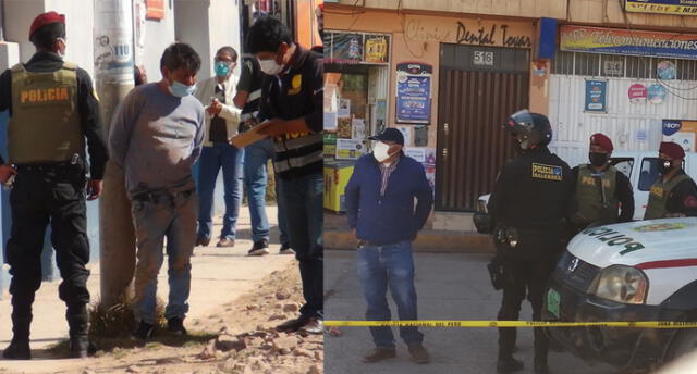 La Policía de Juliaca detuvo a los implicados en el asalto a un agente bancario, en pleno centro de la ciudad.