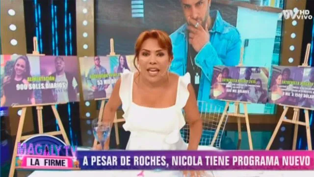 Magaly Medina expresa indignación por programa que conducirá Nicola Porcella tras escándalos Foto: captura