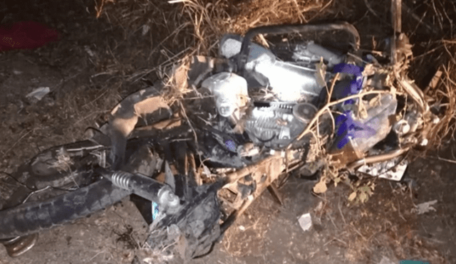 PNP en presunto estado de ebriedad provoca muerte de motociclista tras accidente en carretera