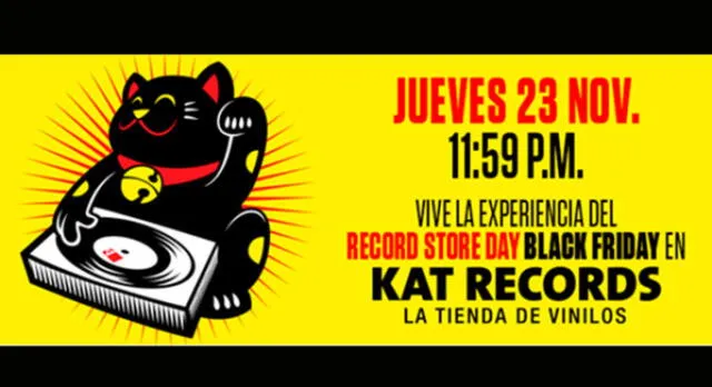 Record Store Day – Black Friday 2017 en Kat Records