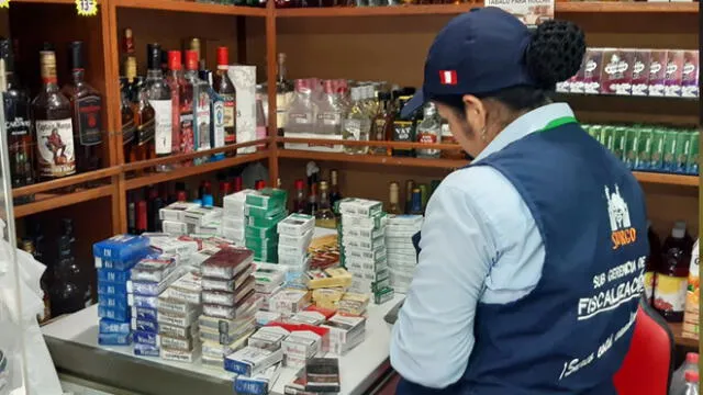 En total se contabilizó 6 mil 912 cigarros sin permiso para ser vendidos en el Perú.