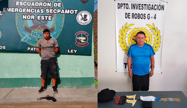 Capturan dos presuntos extorsionadores en Trujillo