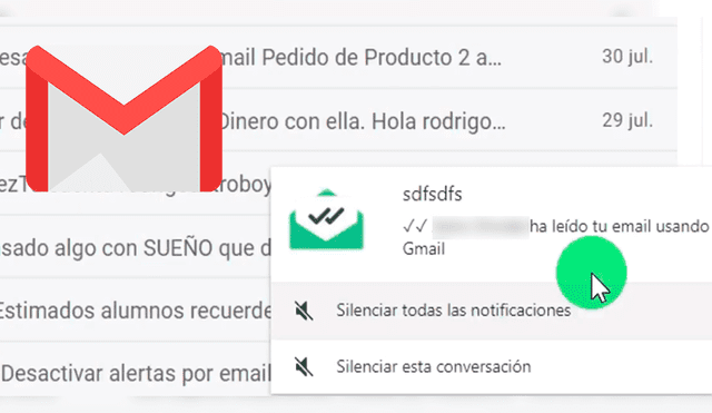 Gmail: Aprende a activar una notificación de lectura de correos electrónicos [FOTOS]
