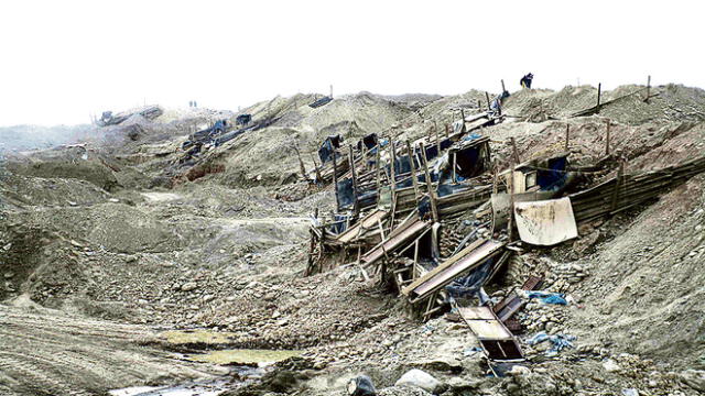 daños. Actividad minera afectó algunas zonas en Puno.