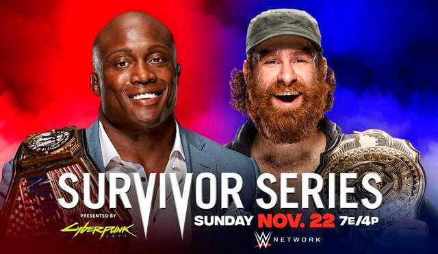 Bobby Lashley vs. Sami Zayn en Survivor Series 2020. Foto: WWE