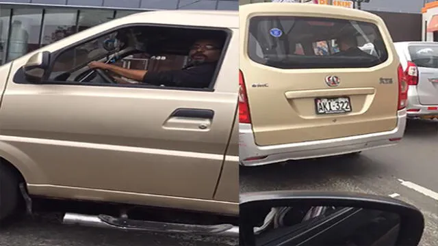 Av. Javier Prado: chofer escupe a mujer al reclamarle por el exceso de velocidad de su vehículo [VIDEO]