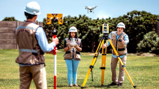 Trujillo: Tecsup innova e incluye uso de drones en topografía