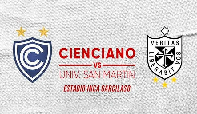 Cienciano vs. San Martín EN VIVO vía GOLPERÚ por la Liga 1 Movistar 2020. Foto: Twitter