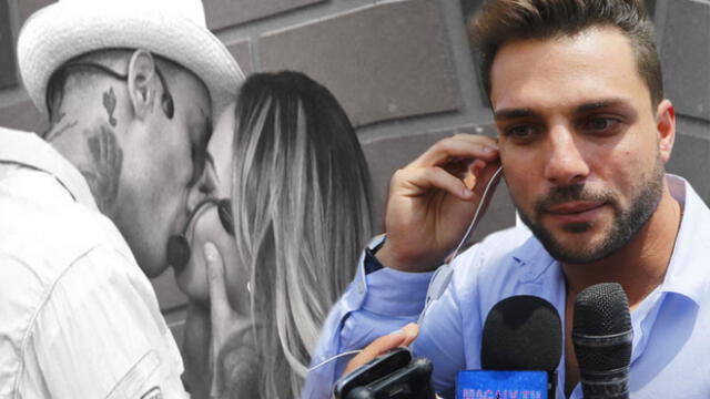 La reacción de Nicola Porcella tras el beso de Angie Arizaga y Jota Benz