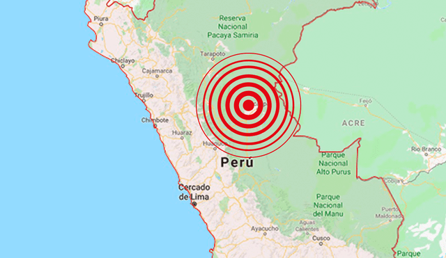 IGP registró sismo de magnitud 4.2 en Ucayali esta madrugada