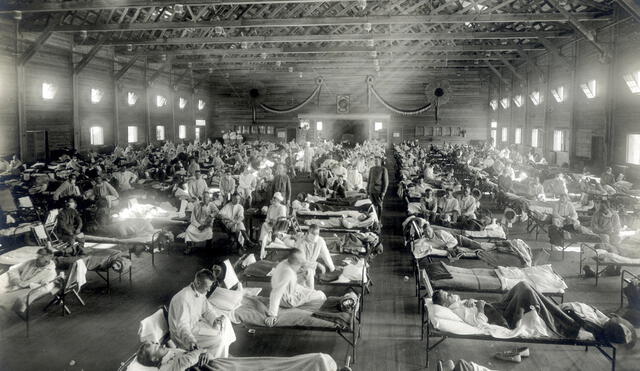 La gran cantidad de infectados abarrotó los hospitales del país. (Foto: Museo Nacional de Salud y Medicina)