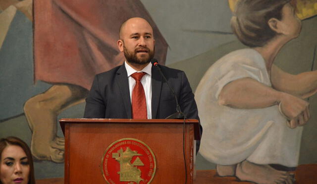 Esta tarde juramentó Eduardo García como nuevo titular del Ministerio de Trabajo. Foto: captura de video