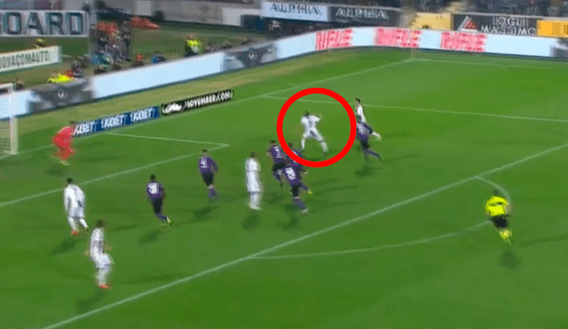 Juventus vs Fiorentina: la insólita 'cortina' de Ronaldo que puso el 2-0 de Chiellini [VIDEO]
