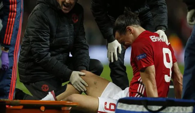 YouTube: Escalofriantes imágenes muestra lesión de Zlatan Ibramovich en último partido por Europa League 