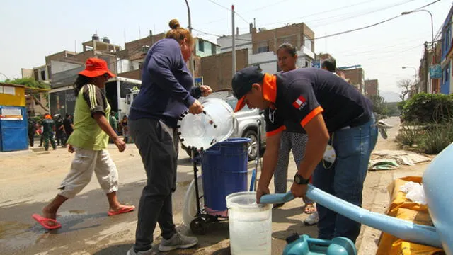 Sedapal. Corte de agua afectará a 20 distritos de Lima y Callao.