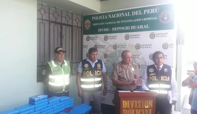 Huaral: PNP decomisa 350 kilos de cocaína