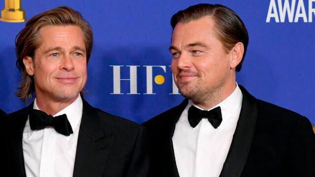 Brad Pitt, Leonardo DiCaprio, Globos de Oro