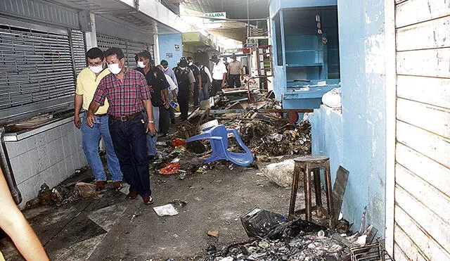 Piura: Escombros del mercado Anexo causarían epidemias en comerciantes de alrededores