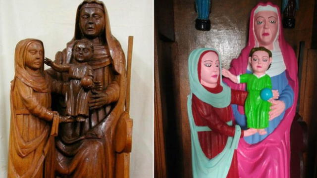 España: esculturas religiosas del siglo XV restauradas causan polémica