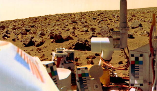 Las sondas Viking aterrizaron en Marte en 1976. Foto: NASA.