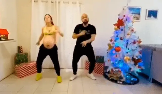 En YouTube, una pareja de esposos sorprendió con sus movimientos al compás de la canción “Que Tire Pa’ Lante”.