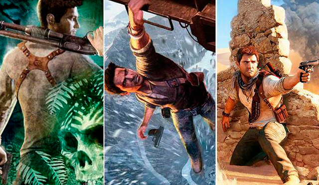 Uncharted The Nathan Drake Collection comprende los tres primeros videojuegos de la saga.
