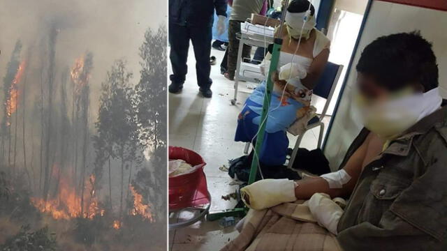 Cusco. Voraz incendio en la provincia de Quispicanchi deja como saldo a tres fallecidos hasta el momento.