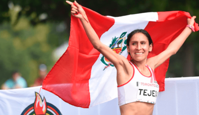 Gladys Tejeda acumuló triunfos como maratonista en campeonatos internacionales. Foto: AFP