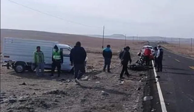 Arequipa: Policía y poblador mueren tras accidente en Castilla