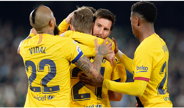 Lionel Messi brindó dos asistencias en el primer tiempo. (Créditos: AFP)