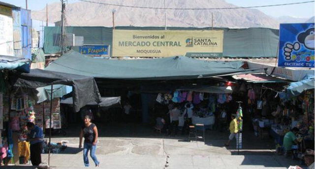 Mercado central Moquegua.