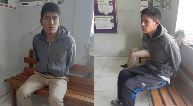 Muchachos fueron detenidos en el preciso momento que golpeaban a su taxista. Foto: Cusco en Portada.