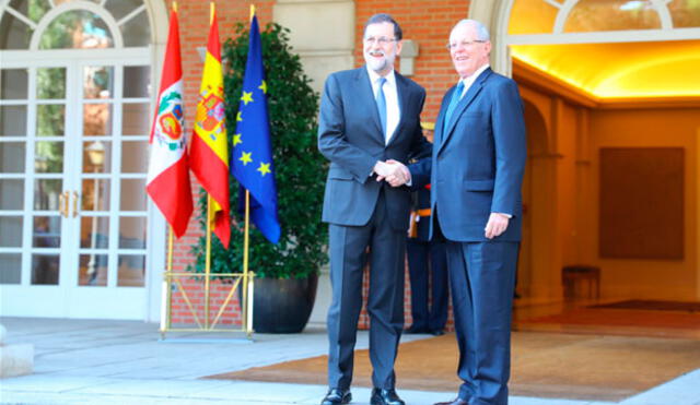 PPK y Mariano Rajoy destacaron alto nivel de relaciones entre Perú y España