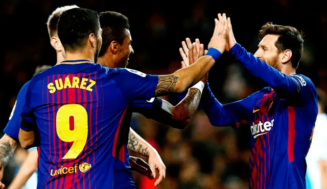 Barcelona goleó a Deportivo La Coruña y se afianza en la cima de la Liga española