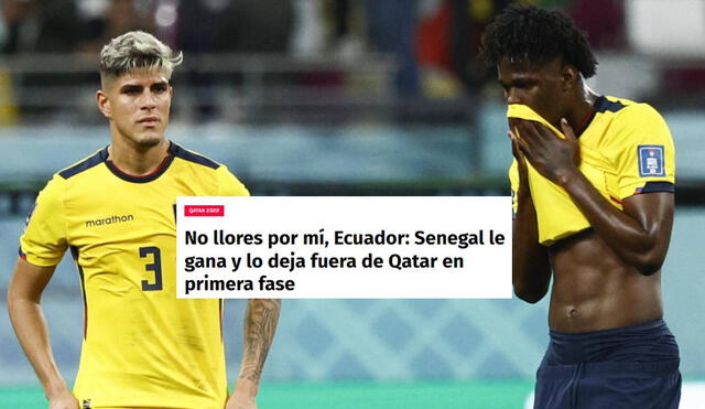 Ecuador sumó 4 puntos en el Mundial Qatar 2022. Foto: composición EFE/RedGol