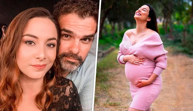 Natalia Salas se convertirá en madre, por primera vez, en pocos días. Foto: composición de Instagram