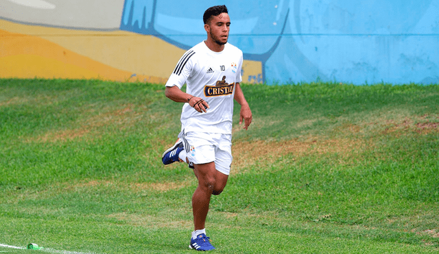 Jhon Marchán realizó sus primeros entrenamientos en Sporting Cristal previo a su presentación. | Foto: Gol Perú