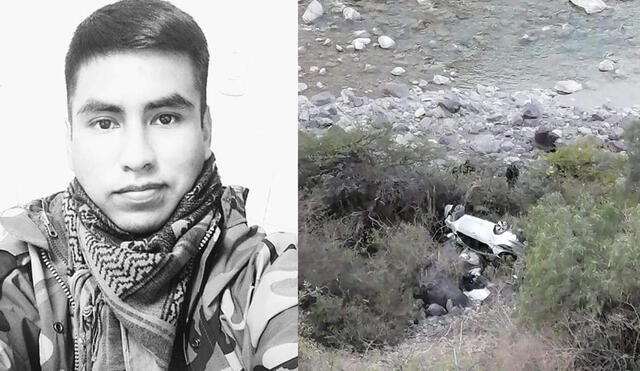 Suboficial de 22 años tuvo trágico final tras accidente. Foto: Ayacucho al Día Noticias