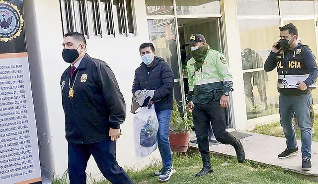 Bajo arresto. La detención del gobernador regional de Arequipa (en la foto), Elmer Cáceres, sorprendió a la ciudad blanca y al personal de su administración. Foto: Rodrigo Talavera/La República