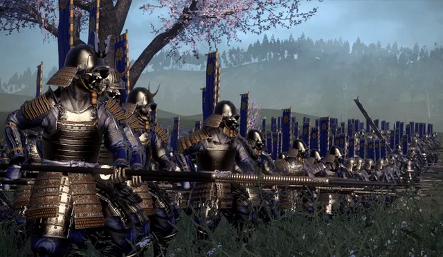 El juego nos permite ser el general de nuestro ejército de samuráis.