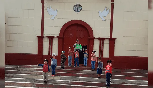 Cajamarca. Los menores buscan sensibilizara la población peruana ante la pandemia.