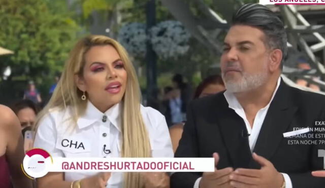 Andrés Hurtado en el programa "La mesa caliente" de Telemundo. Foto: captura/ Telemundo